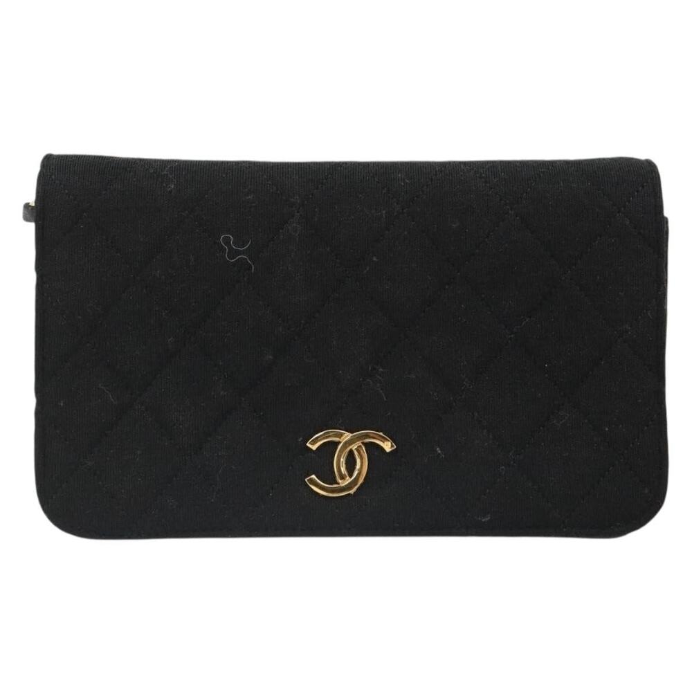 Chanel Matelasse Chain Shoulder Bag Black